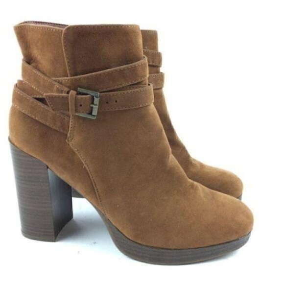 new a new day mid calf boot 11 Faux Suede platform - Picture 1 of 9